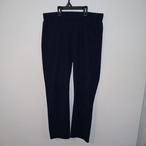 Theory Navy Blue Straight Leg Pull-On Pants